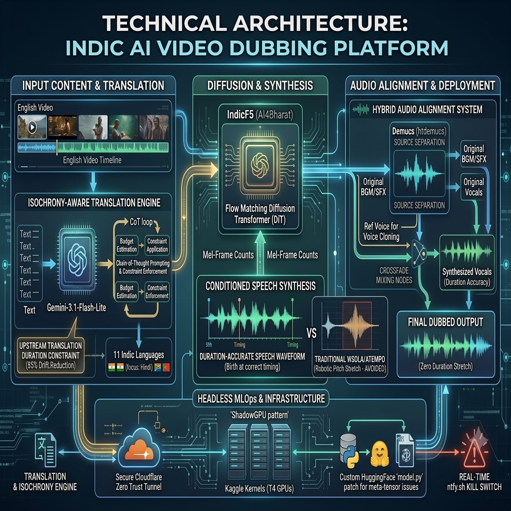 Indic AI Dubbing Platform